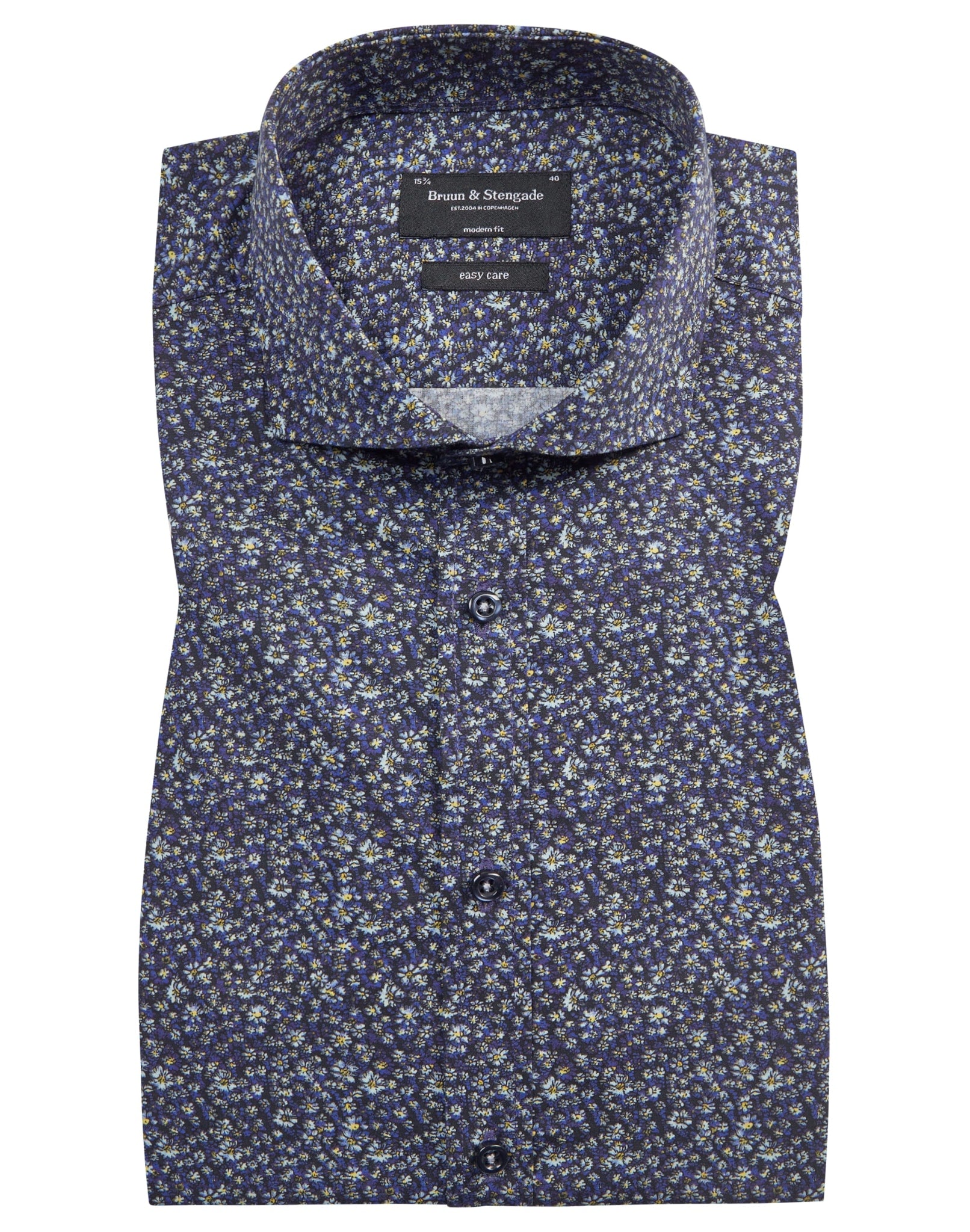 BS Vaneken Modern Fit Skjorta - Navy