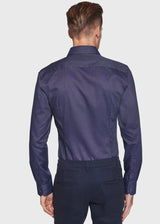 BS Wan Super Slim Fit Skjorta - Dark Blue