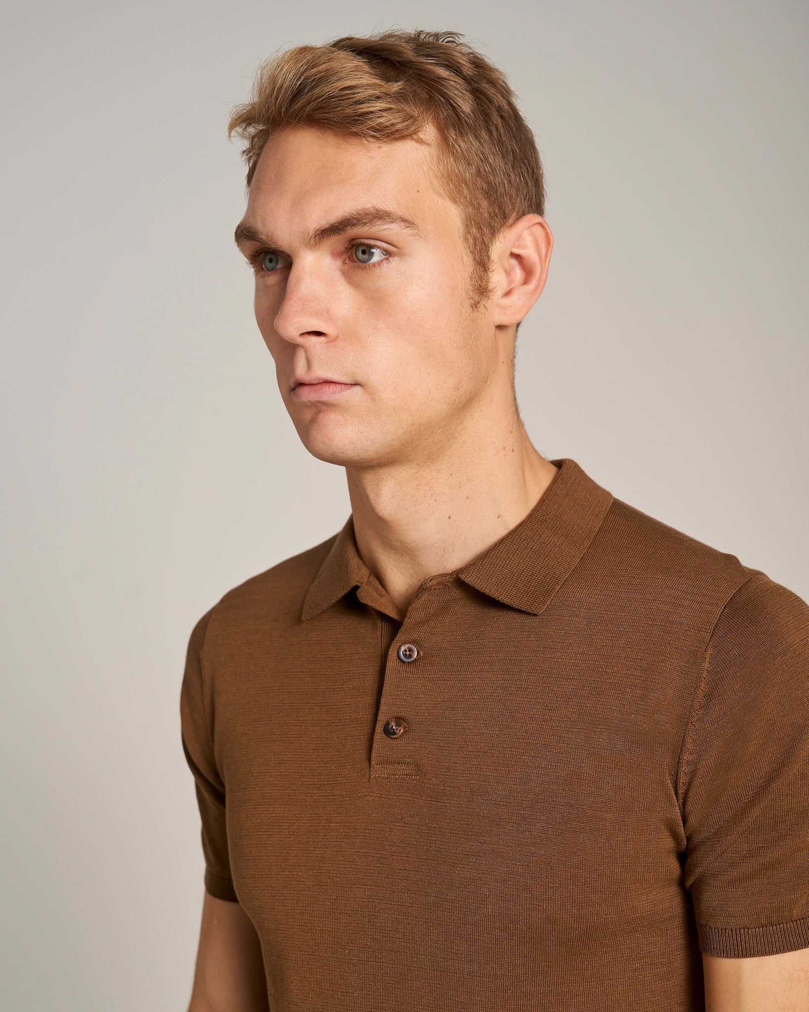 BS Webster Regular Fit Pikétröja - Ockra