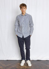 BS Julio Modern Fit Skjorta - Navy/White