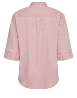 BS Talia Regular Fit Skjorta - Lipstick Red/White