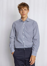 BS Julio Modern Fit Skjorta - Navy/White