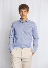 BS Yordan Modern Fit Skjorta - Dark Blue/White