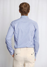 BS Yordan Modern Fit Skjorta - Dark Blue/White