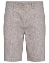 BS Darion Regular Fit Shorts - Brown/White