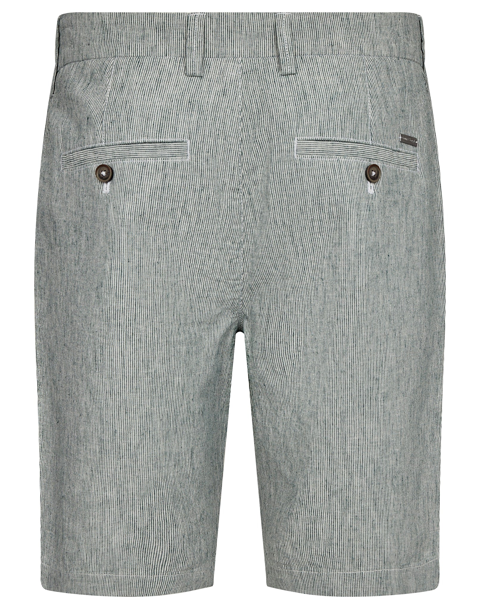 BS Darion Regular Fit Shorts - Rain Forrest/White