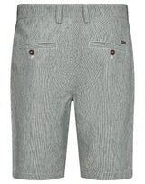 BS Darion Regular Fit Shorts - Rain Forrest/White