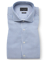 BS Sime Modern Fit Skjorta - Blue/White