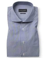 BS Mcdonald Modern Fit Skjorta - Navy/White