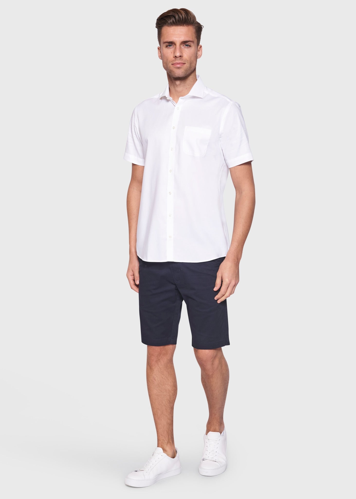 BS Willis Modern Fit Skjorta - White
