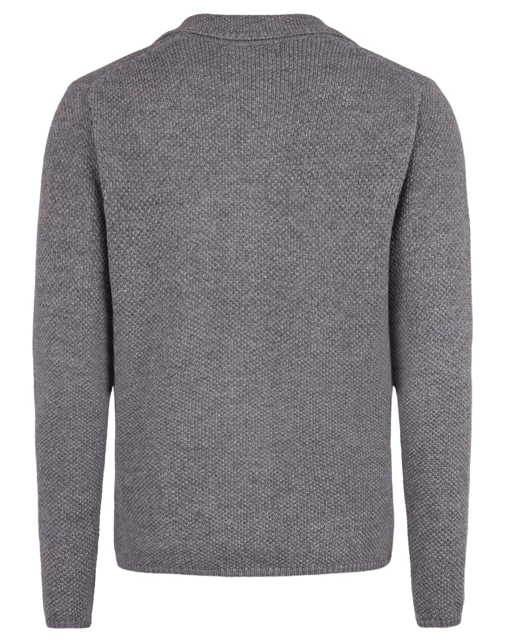 BS Yak Regular Fit Stickad Tröja - Grey