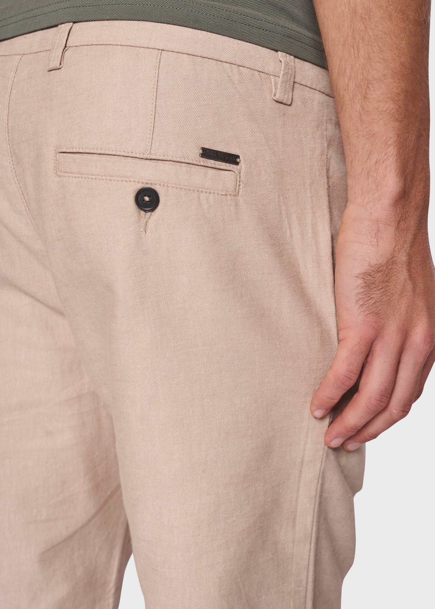 BS Zinman Regular Fit Shorts - Sand