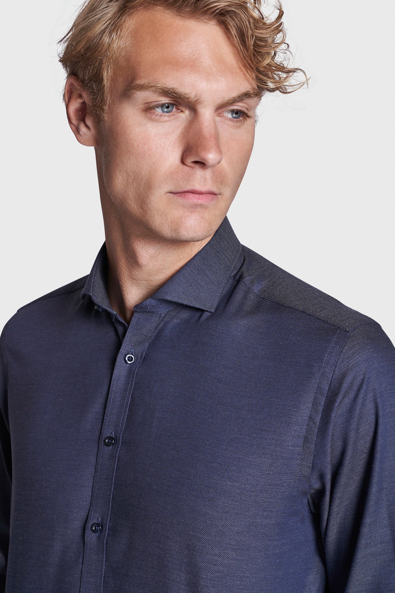BS Ziyech Modern Fit Skjorta - Thunder