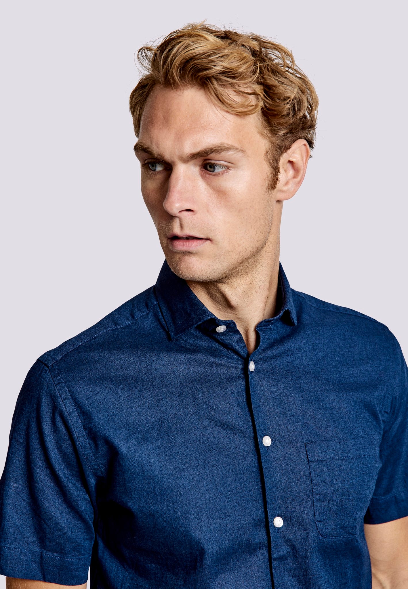 BS Gandia Casual Modern Fit Skjorta - Navy