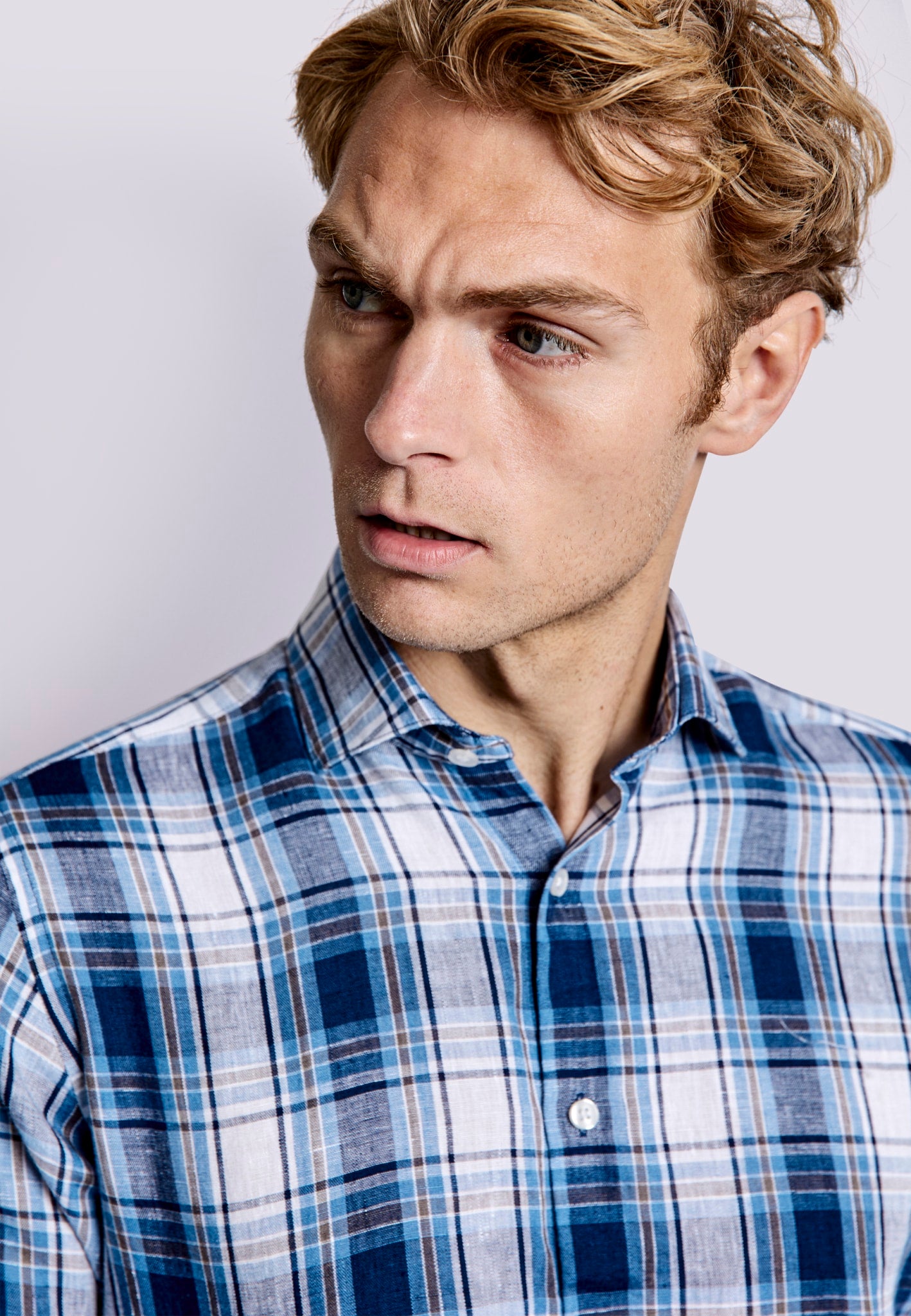 BS Getafe Casual Slim Fit Skjorta - Blå