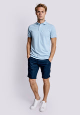 BS Monir Regular Fit Piké - Sky