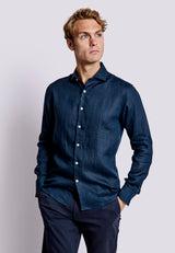BS Sevilla Casual Slim Fit Skjorta - Navy