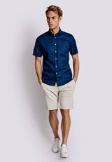 BS Gandia Casual Modern Fit Skjorta - Navy