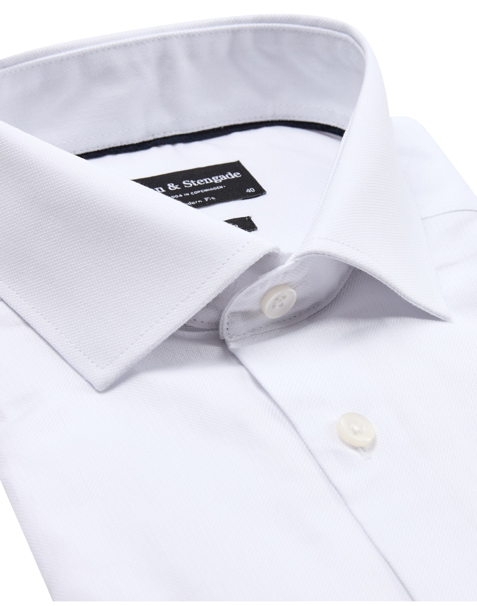 BS Percie Modern Fit Skjorta - White