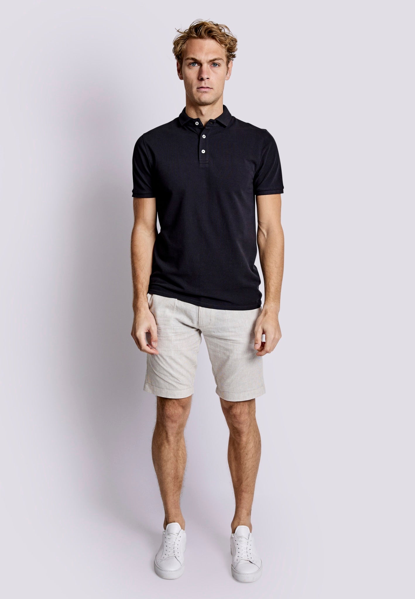 BS Monir Regular Fit Piké - Black
