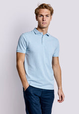 BS Monir Regular Fit Piké - Sky