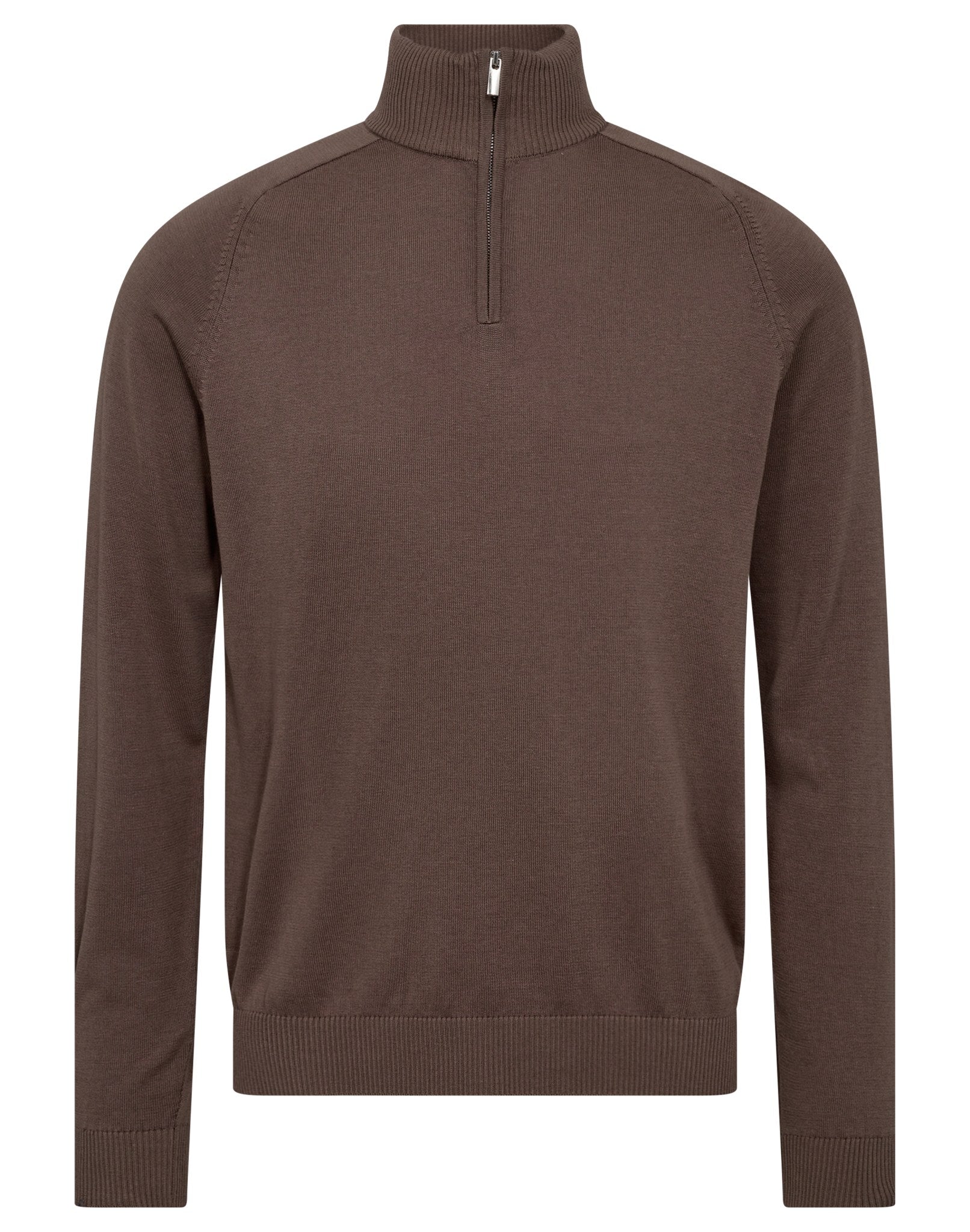 BS Knud Regular Fit Stickat - Mink