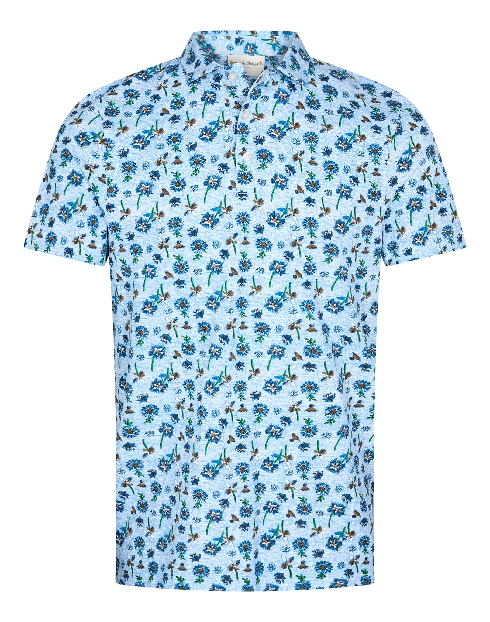 BS Rocky Regular Fit Piké - Light Blue
