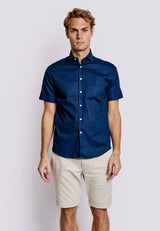 BS Gandia Casual Modern Fit Skjorta - Navy