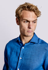 BS Sevilla Casual Slim Fit Skjorta - Blue