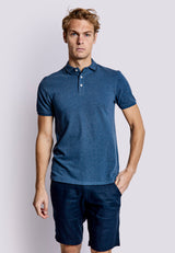 BS Monir Regular Fit Piké - Ocean