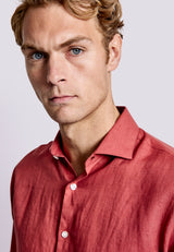 BS Sevilla Casual Slim Fit Skjorta - Rust