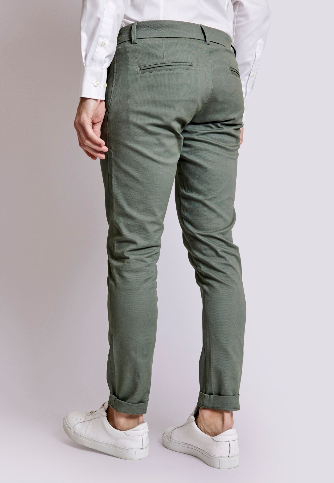 BS Andrik Slim Fit Chinos - Grön