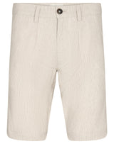 BS Isai Regular Fit Shorts - Beige/White