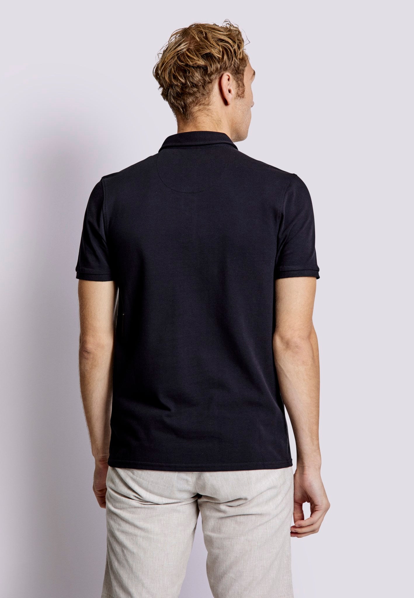 BS Monir Regular Fit Piké - Black