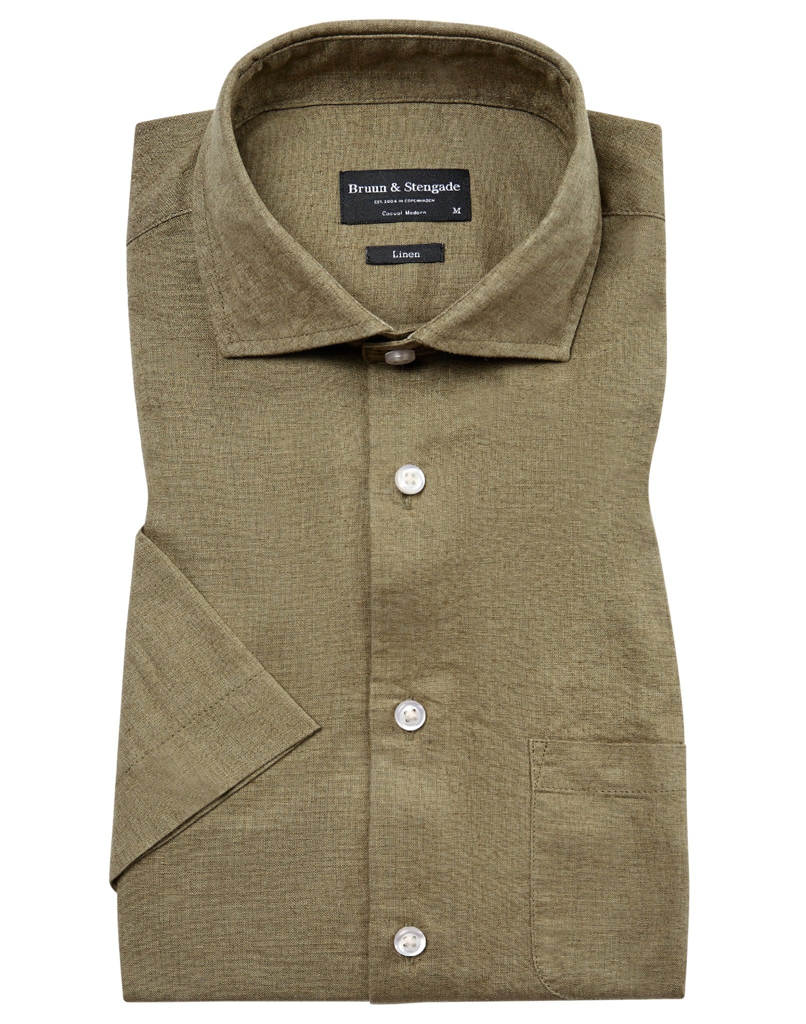 BS Gandia Casual Modern Fit Skjorta - Army