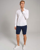 BS Ricciardo Casual Slim Fit Skjorta - White