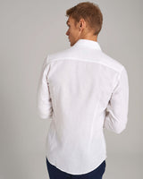 BS Ricciardo Casual Slim Fit Skjorta - White