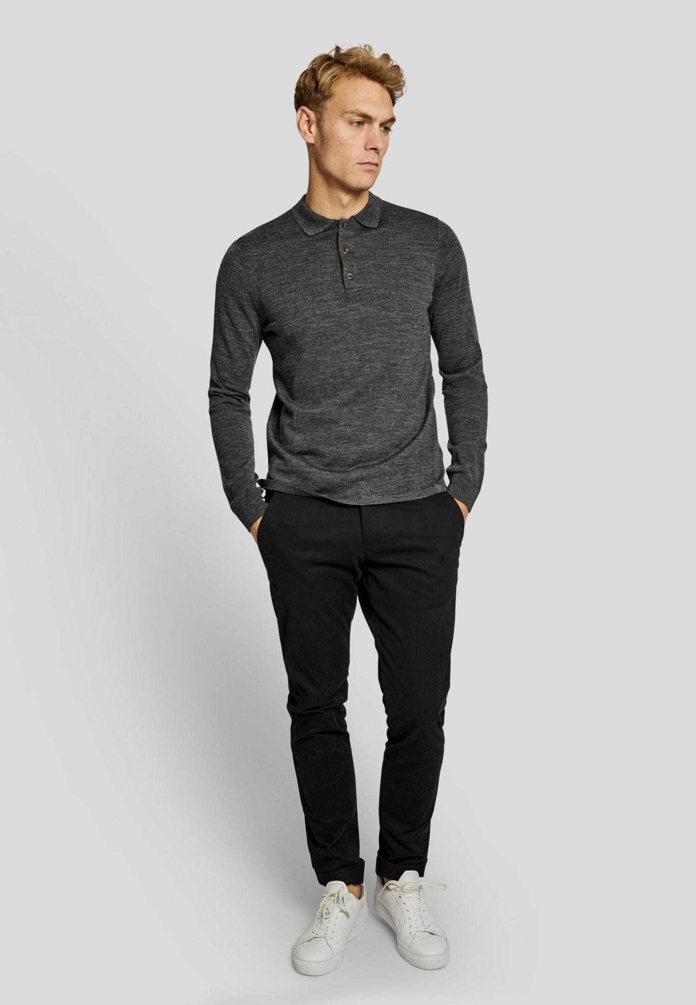 BS Loui regular fit Tröja - Grå