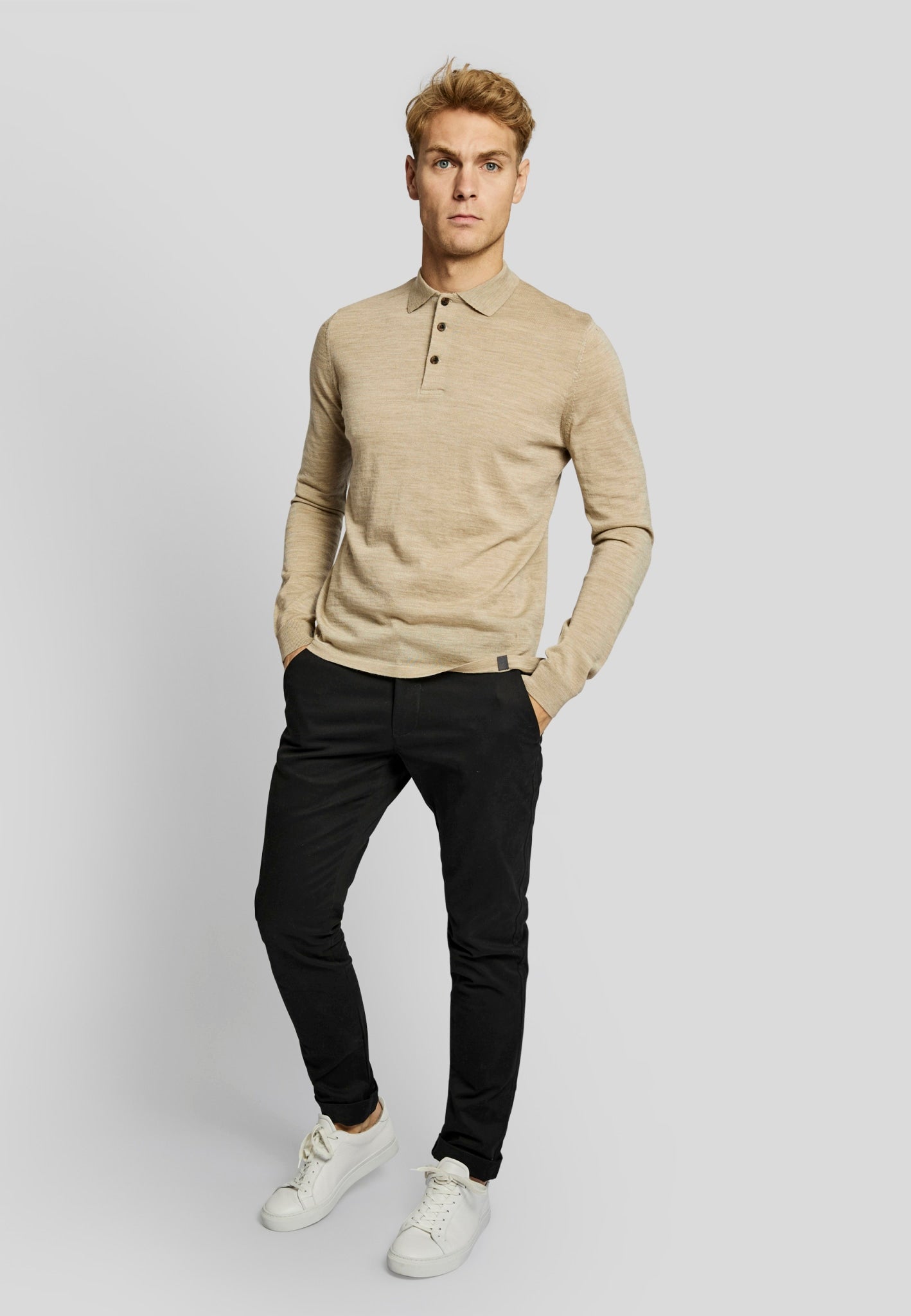 BS Loui regular fit Tröja - Sand