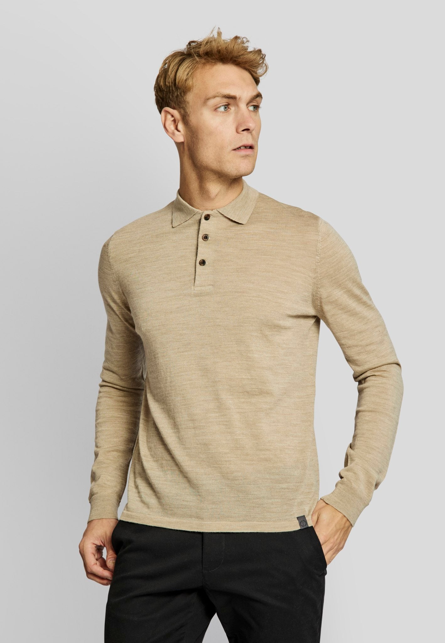 BS Loui regular fit Tröja - Sand