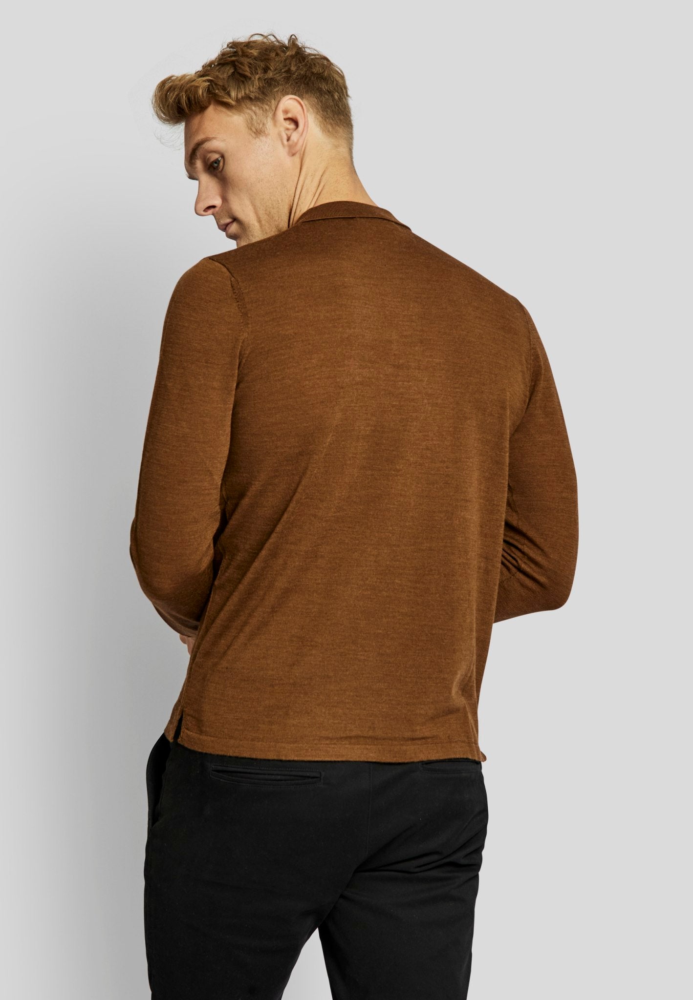 BS Loui regular fit Tröja - Tobacco