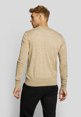 BS August regular fit Sticka - Sand