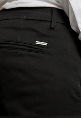 BS Oscar slim fit chinos - Black