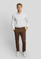 BS Oscar slim fit chinos - Brown