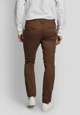 BS Oscar slim fit chinos - Brown