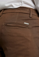 BS Oscar slim fit chinos - Brown