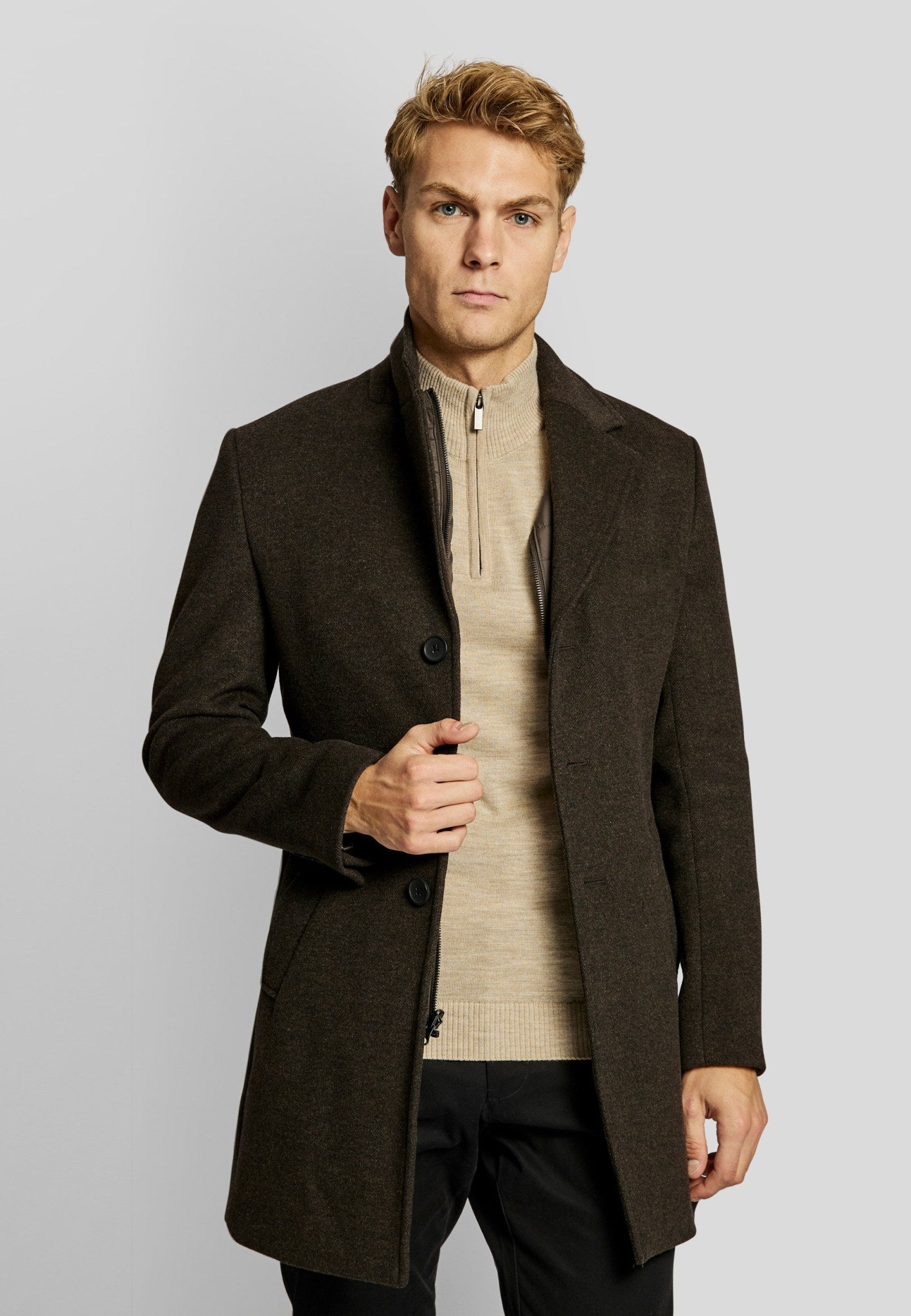 BS Kingston slim fit Rock - Brown