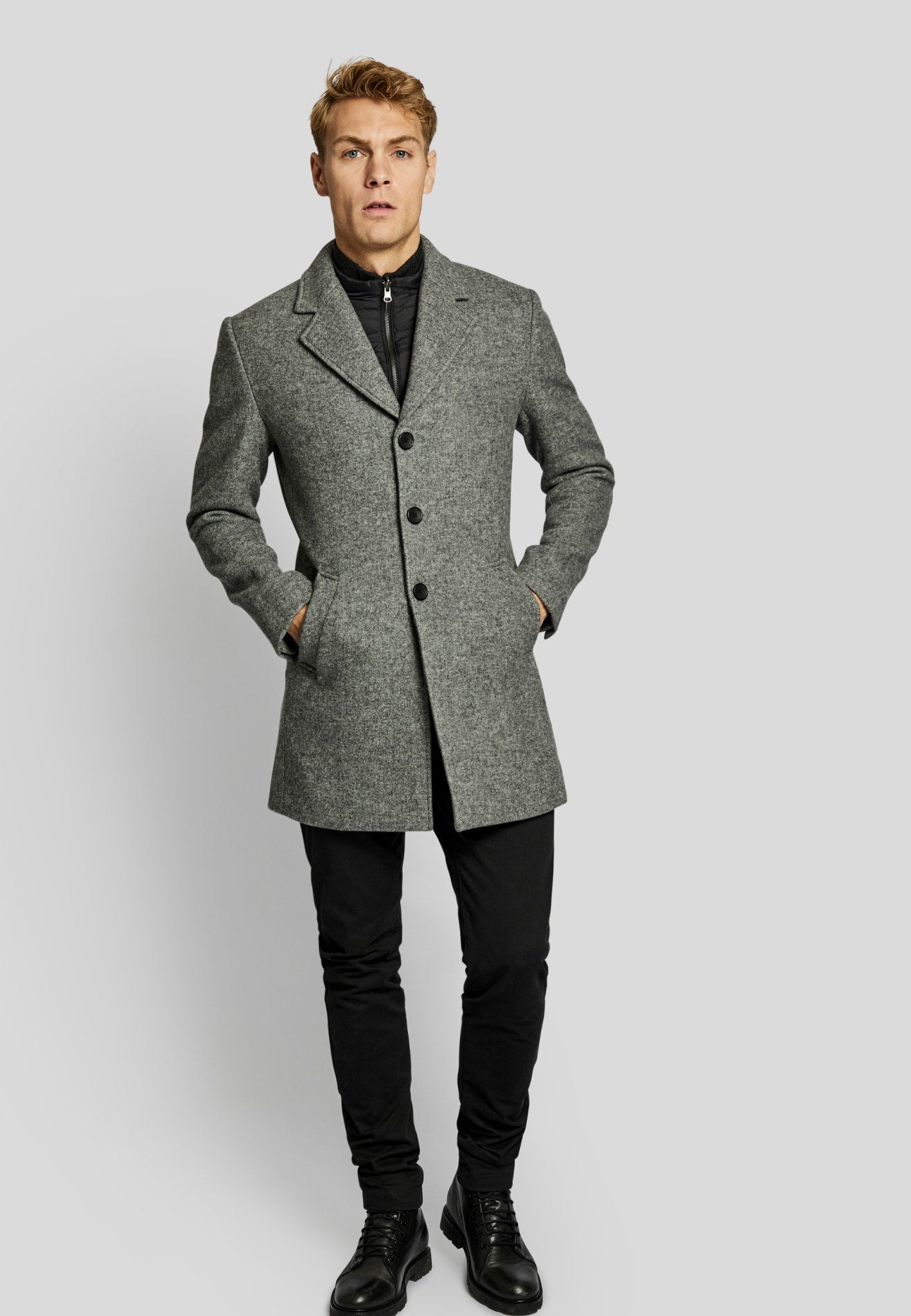 BS Kingston slim fit Rock - Grey