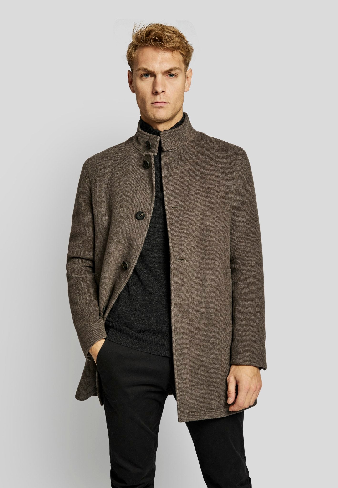 BS Alberta slim fit kappa - Brown
