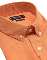 BS Carlos Casual Modern Fit Skjorta - Orange